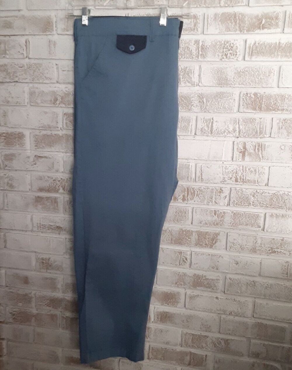 Winston Ugly Pants sz 46 Ankle Police & Navy Blue